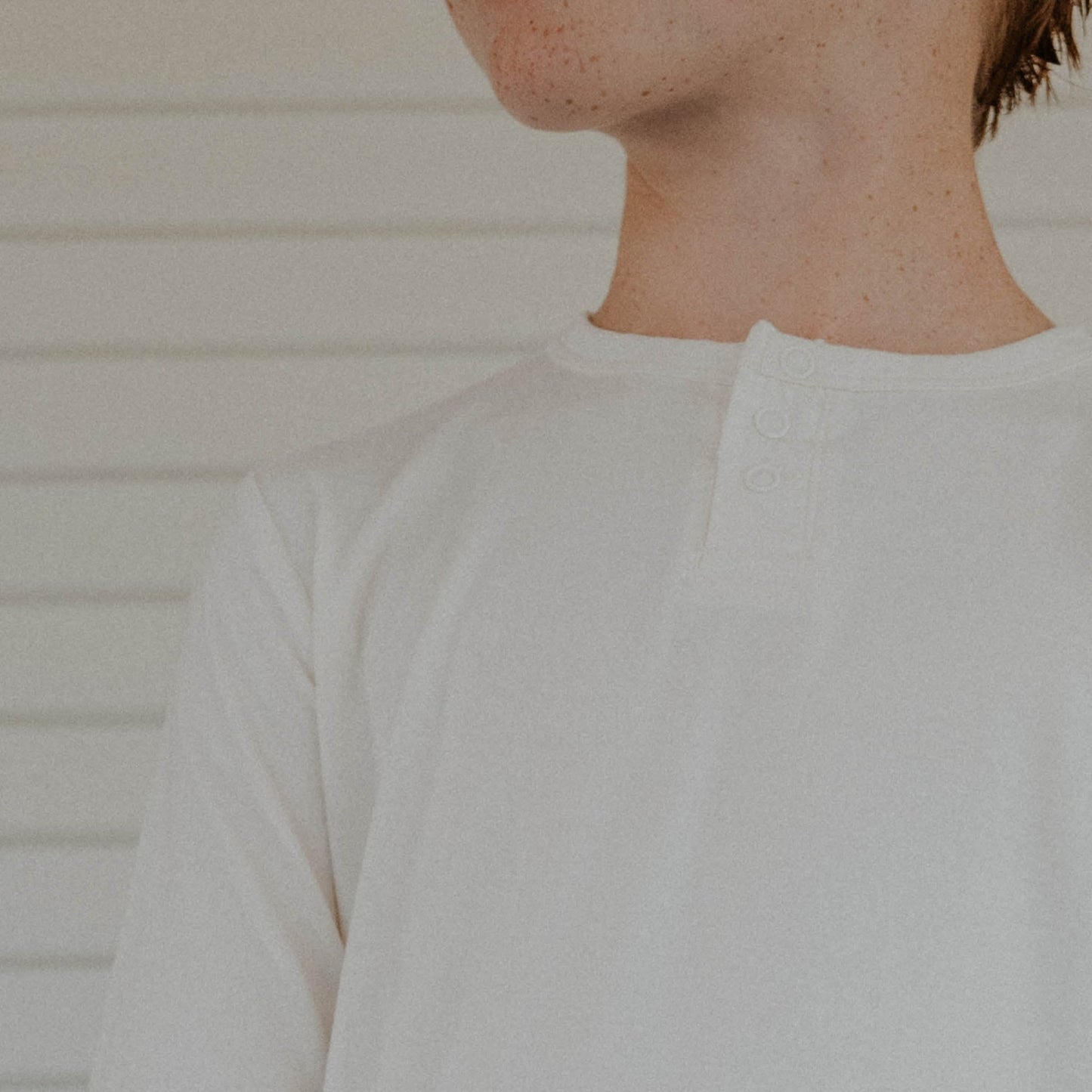 Everyday Boy's Henley | Cream - Mack & Harvie