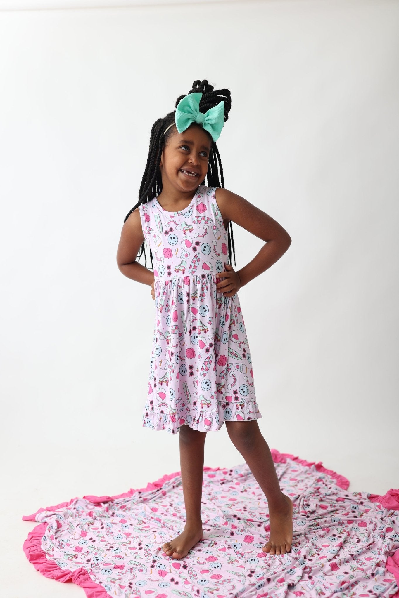 EXCLUSIVE BEACHIN’ IT WITH BRYNNLEIGH DREAM RUFFLE DRESS - Mack & Harvie