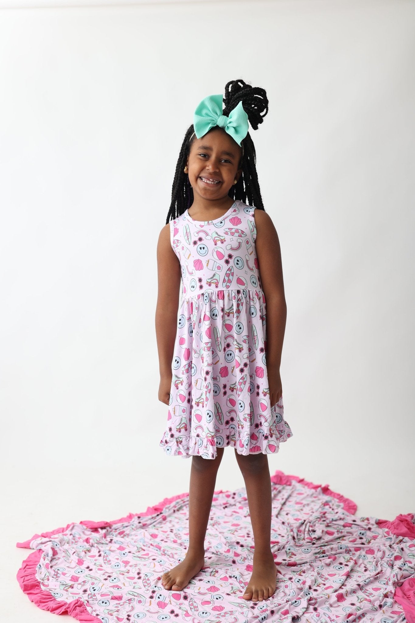 EXCLUSIVE BEACHIN’ IT WITH BRYNNLEIGH DREAM RUFFLE DRESS - Mack & Harvie