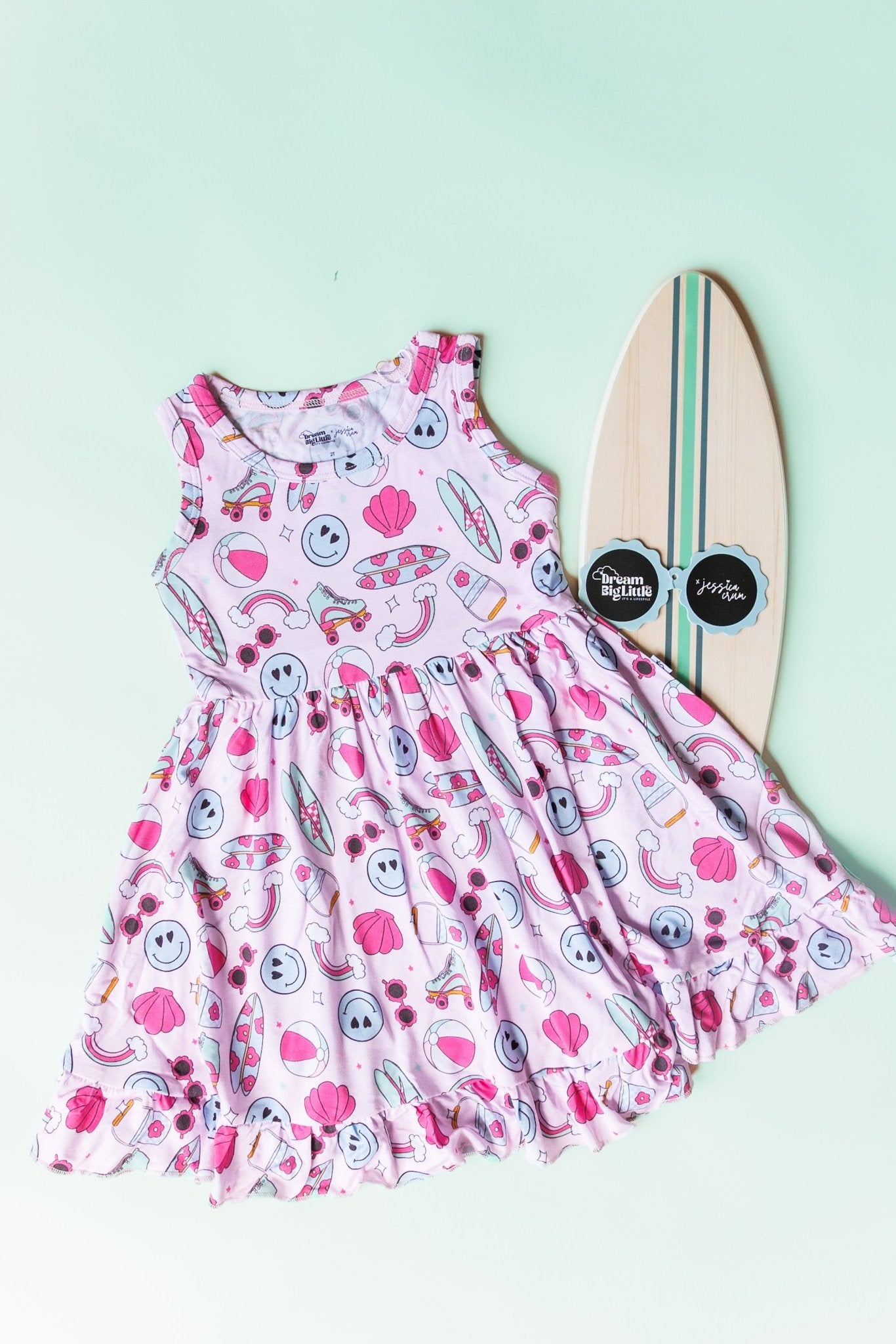 EXCLUSIVE BEACHIN’ IT WITH BRYNNLEIGH DREAM RUFFLE DRESS - Mack & Harvie