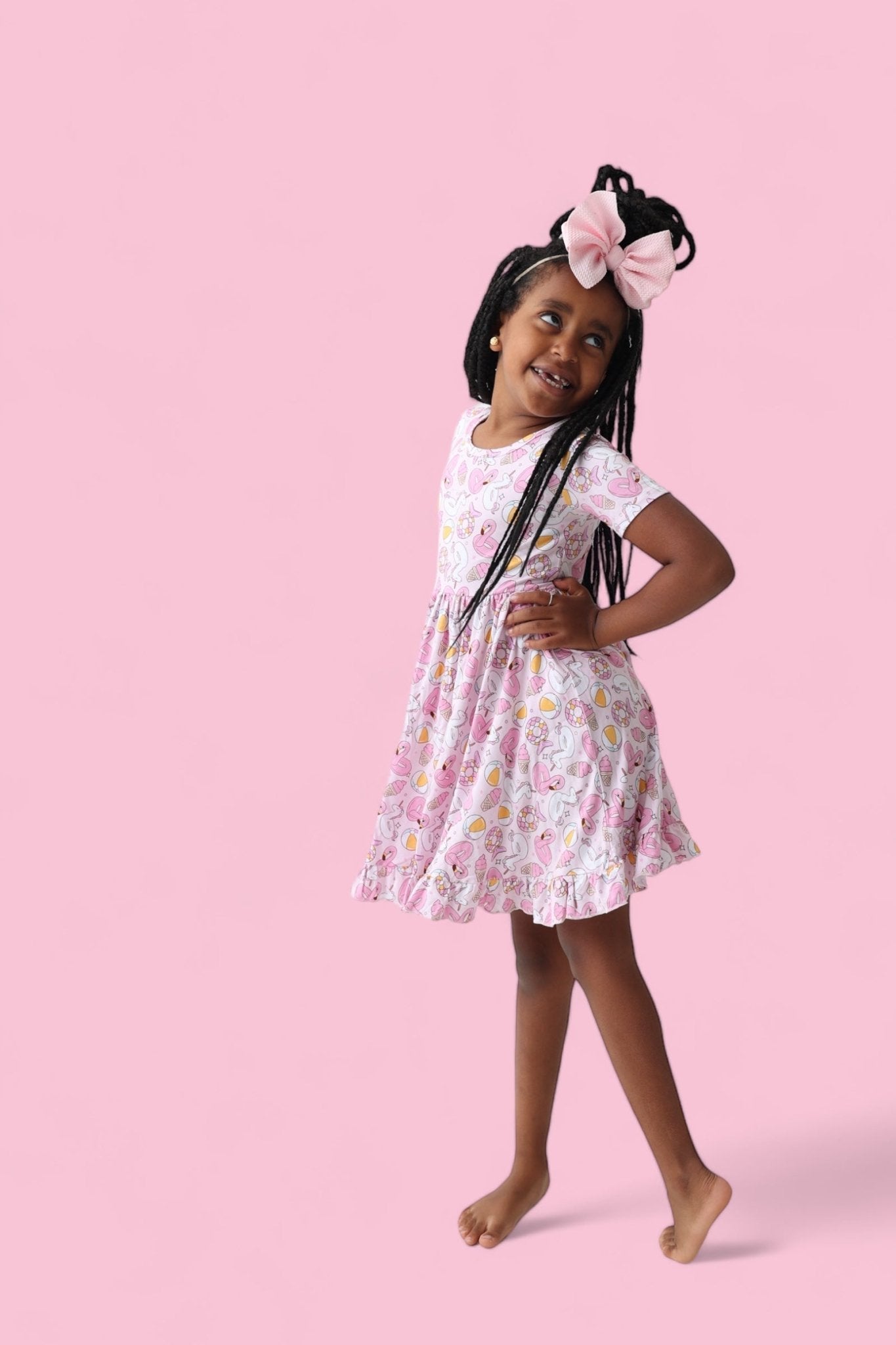 EXCLUSIVE GIRLS JUST WANNA HAVE SUN DREAM RUFFLE DRESS - Mack & Harvie