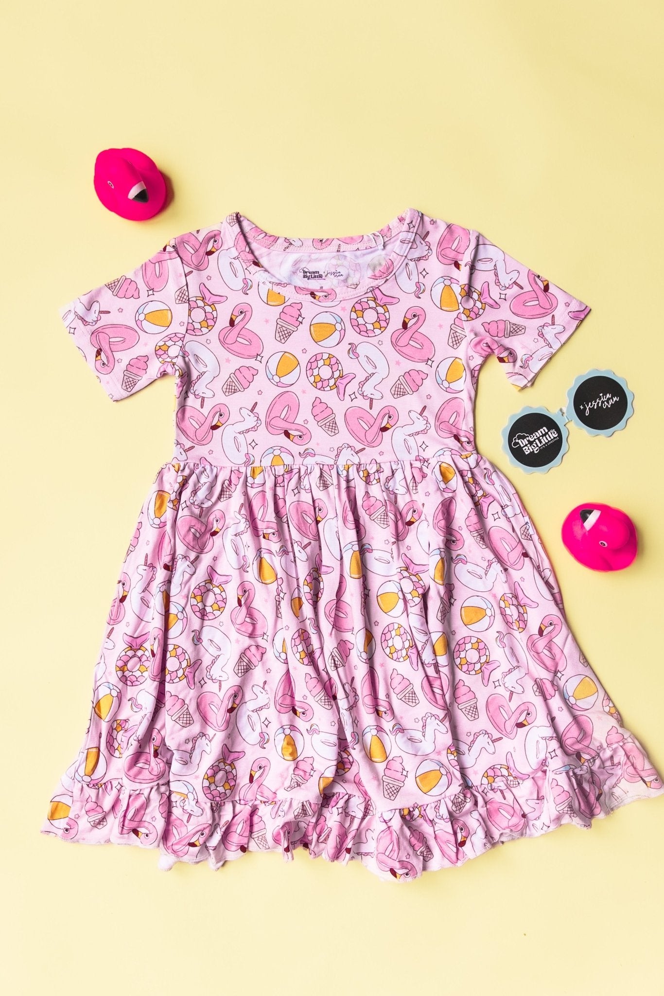 EXCLUSIVE GIRLS JUST WANNA HAVE SUN DREAM RUFFLE DRESS - Mack & Harvie