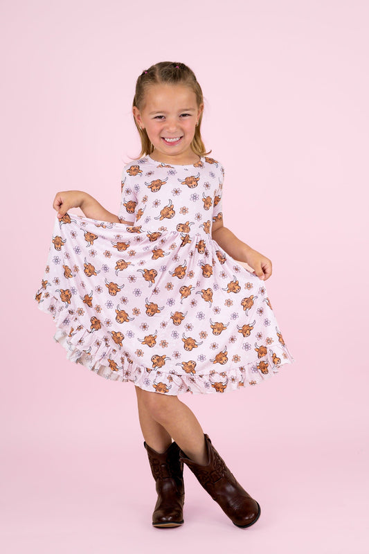 EXCLUSIVE HIGHLAND CUTIE DREAM RUFFLE DRESS - Mack & Harvie