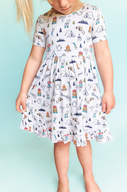 EXPLORE THE OUTDOORS DREAM RUFFLE DRESS - Mack & Harvie