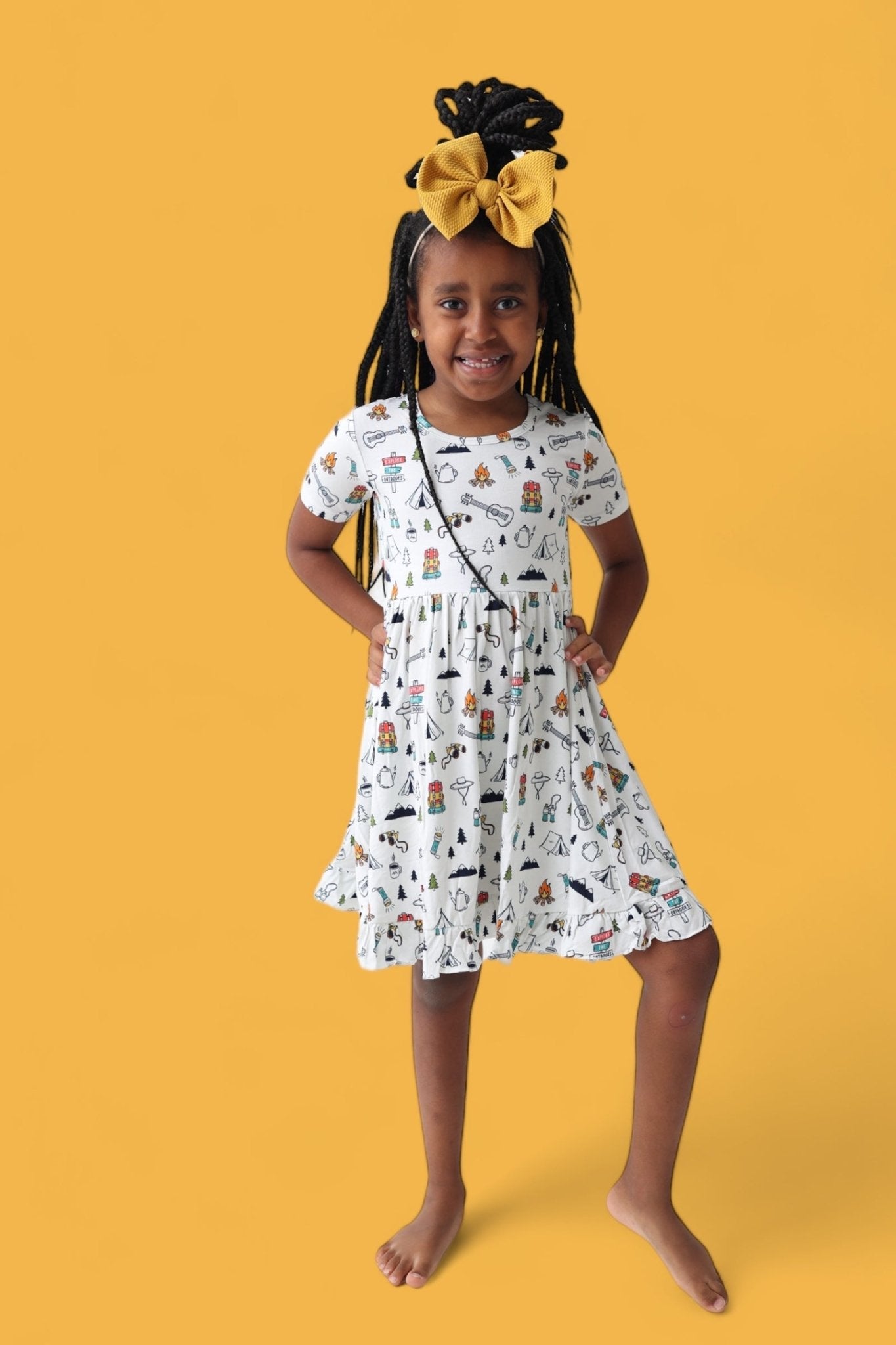 EXPLORE THE OUTDOORS DREAM RUFFLE DRESS - Mack & Harvie