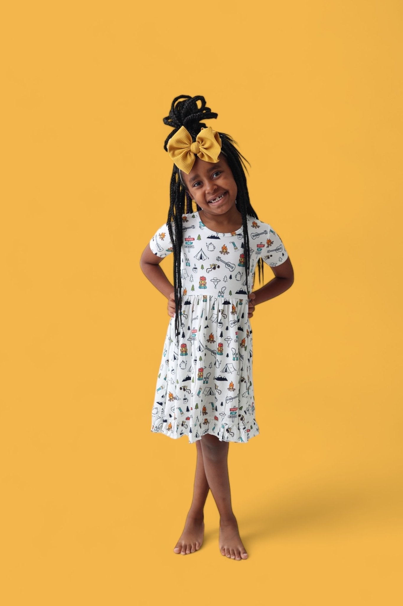 EXPLORE THE OUTDOORS DREAM RUFFLE DRESS - Mack & Harvie