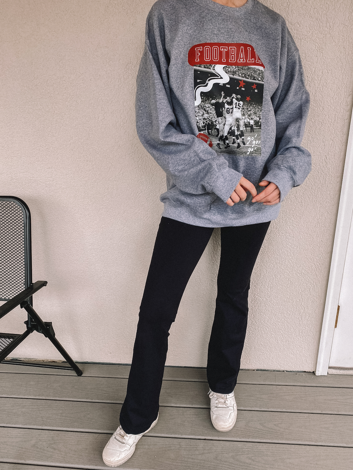 vintage football crewneck - adult