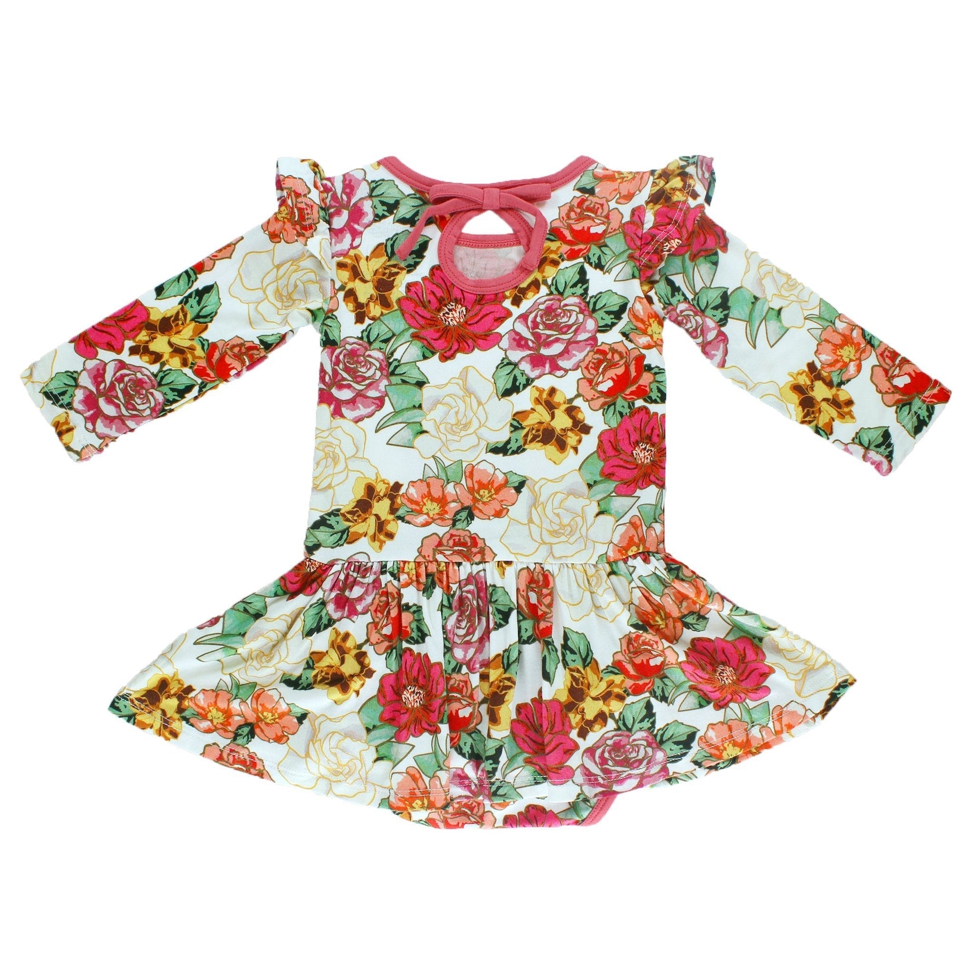 Fall In Love Twirling Bodysuit Dress (3M - 24M) - Mack & Harvie