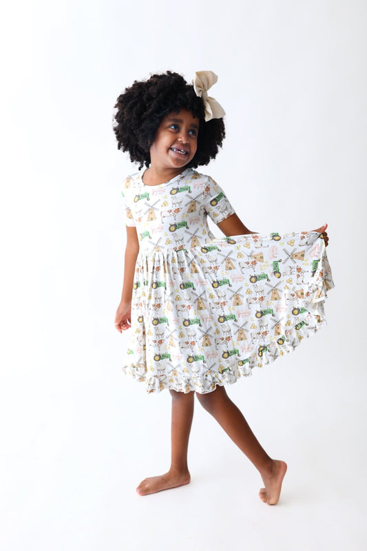 FARM LOVIN' DREAM RUFFLE DRESS - Mack & Harvie