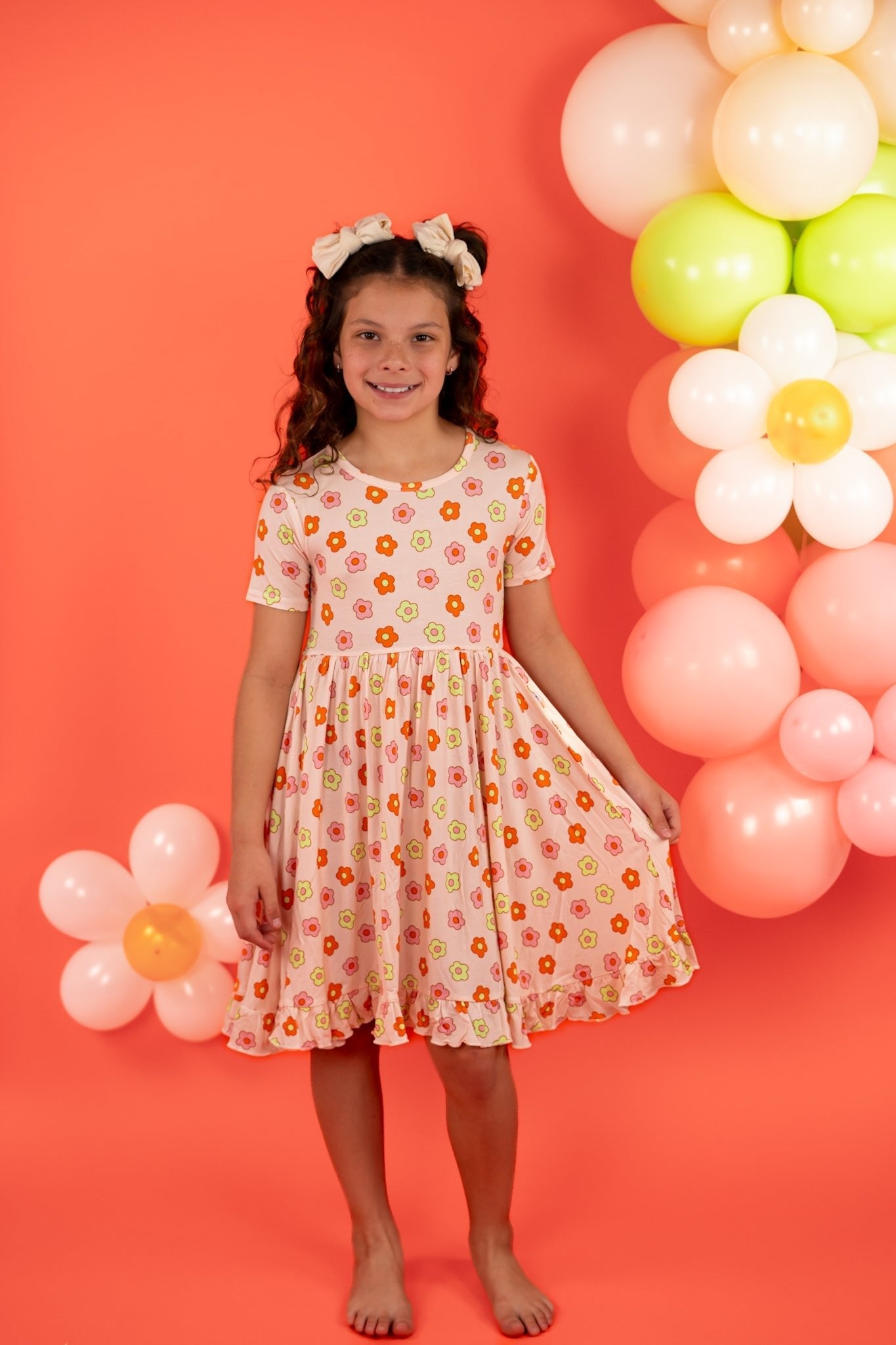 FEELIN' FLOWERFUL DREAM RUFFLE DRESS - Mack & Harvie