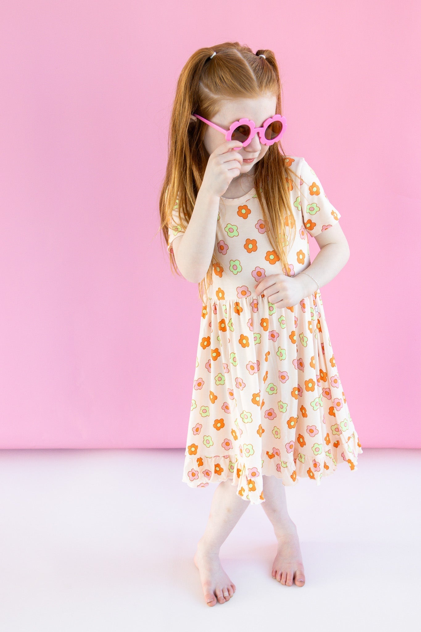 FEELIN' FLOWERFUL DREAM RUFFLE DRESS - Mack & Harvie