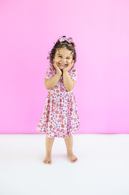 FEELIN' MUSHY DREAM RUFFLE DRESS - Mack & Harvie