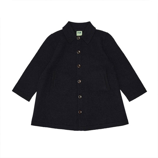 Felted Coat - Dark Navy - Mack & Harvie