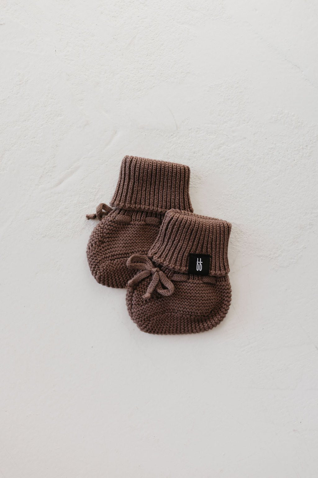 ff Knit Booties | Chocolate Chip - Mack & Harvie