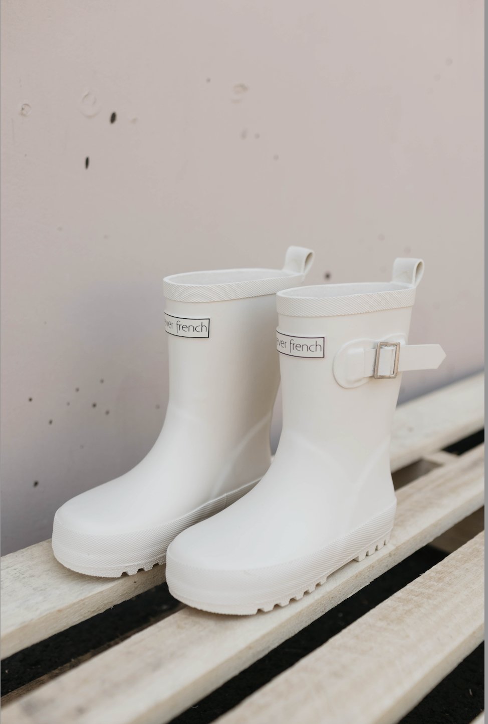 ff Rain Boots | Cream - Mack & Harvie