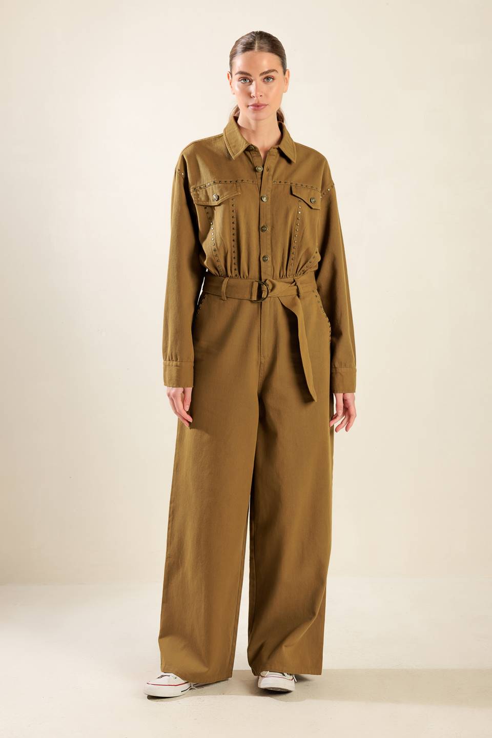 FLEETING WHISPERS TWILL JUMPSUIT - Mack & Harvie