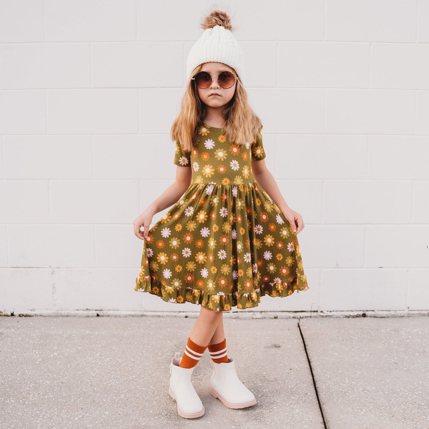 FLOWER POWER DREAM RUFFLE DRESS - Mack & Harvie