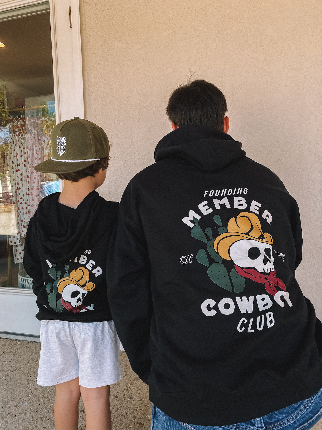 founding member of the cowboy club hoodie - adult