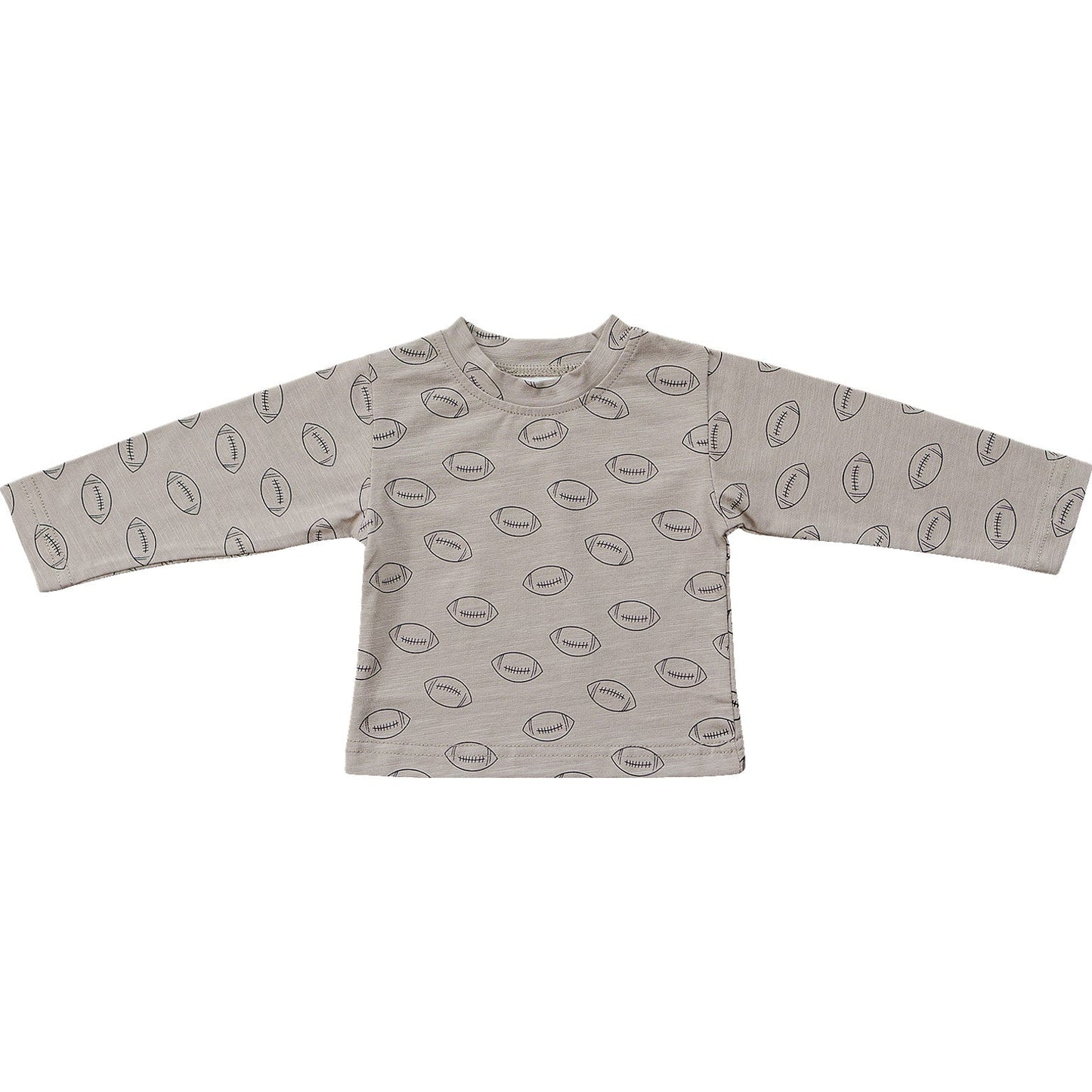 Football Long Sleeve Cotton Tee - Mack & Harvie