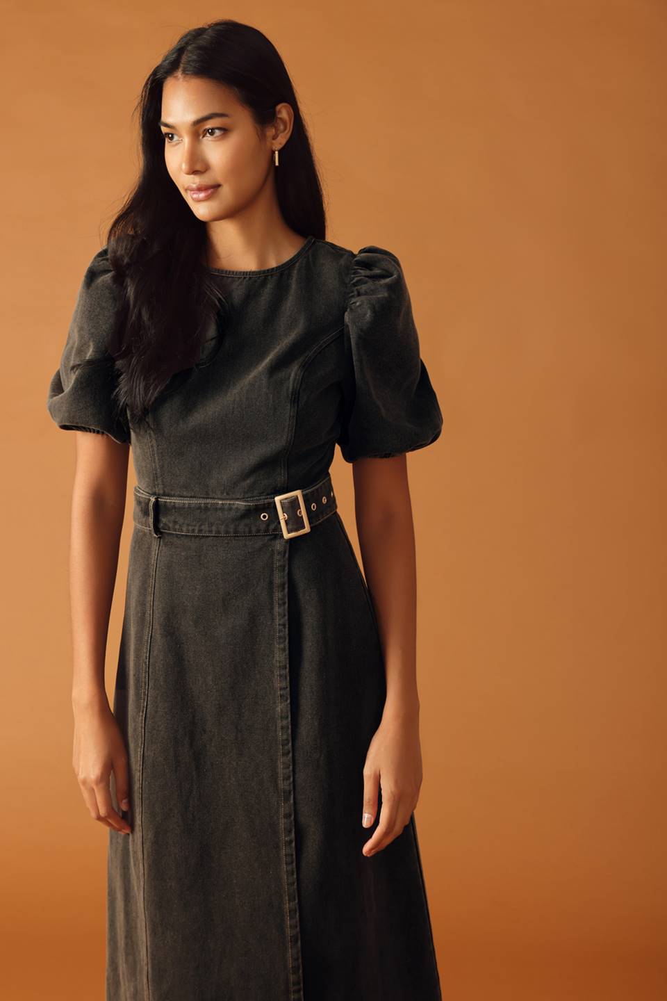 FOR THE DAY DENIM MIDI DRESS - Mack & Harvie