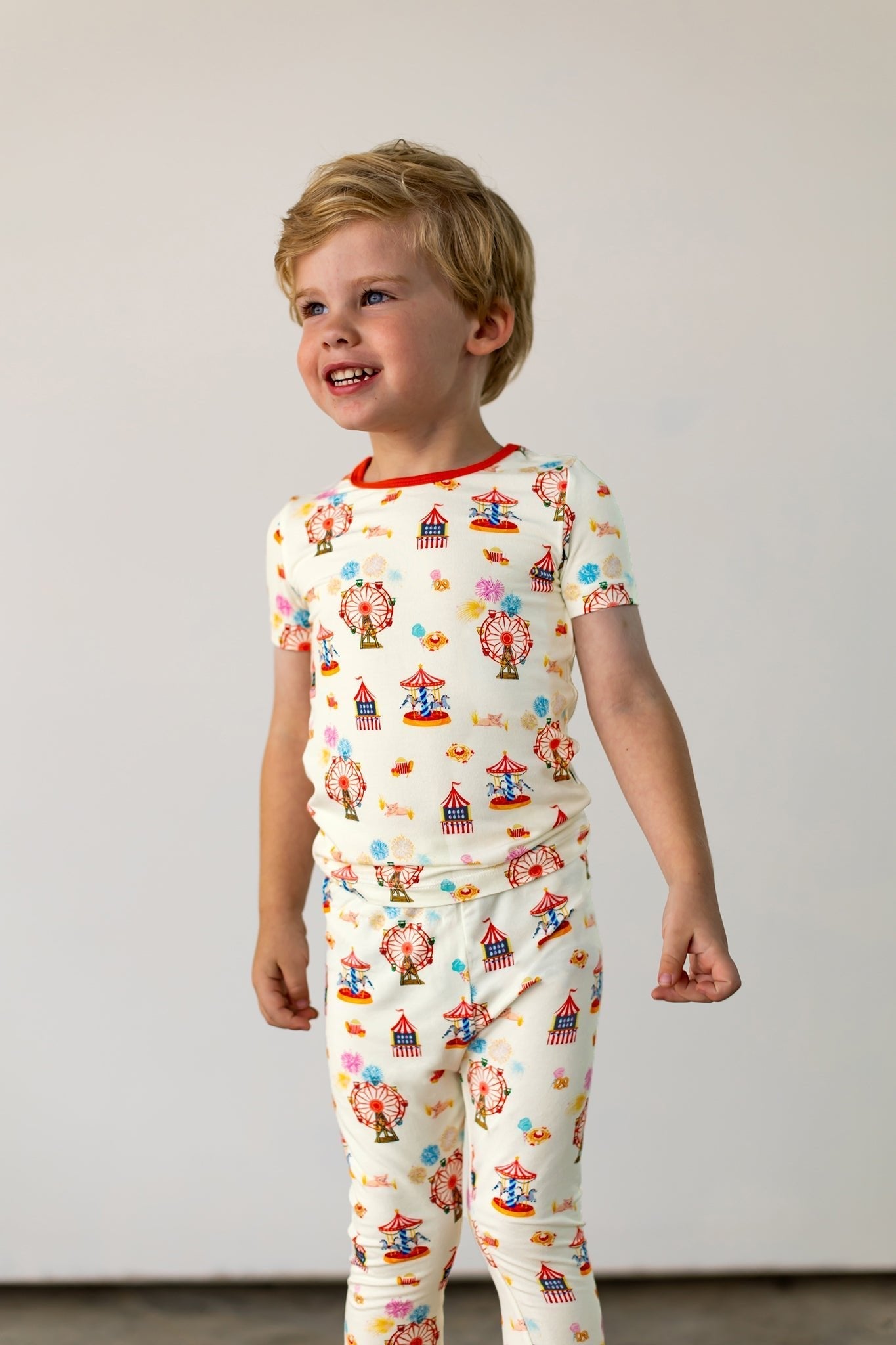 Free Birdees County Fair Short Sleeve Pajama Set (2T - 12Y) - Mack & Harvie