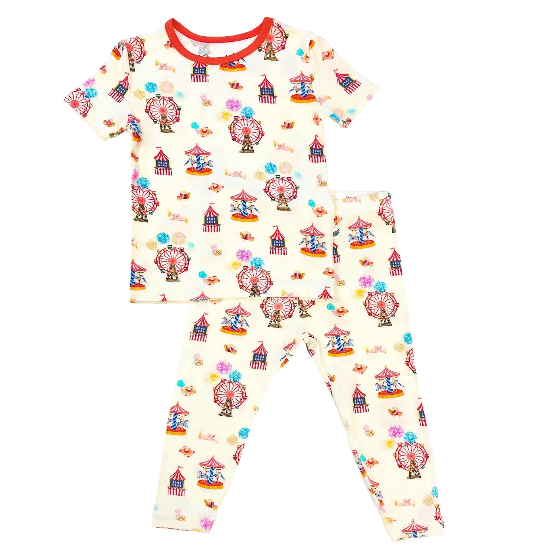 Free Birdees County Fair Short Sleeve Pajama Set (2T - 12Y) - Mack & Harvie