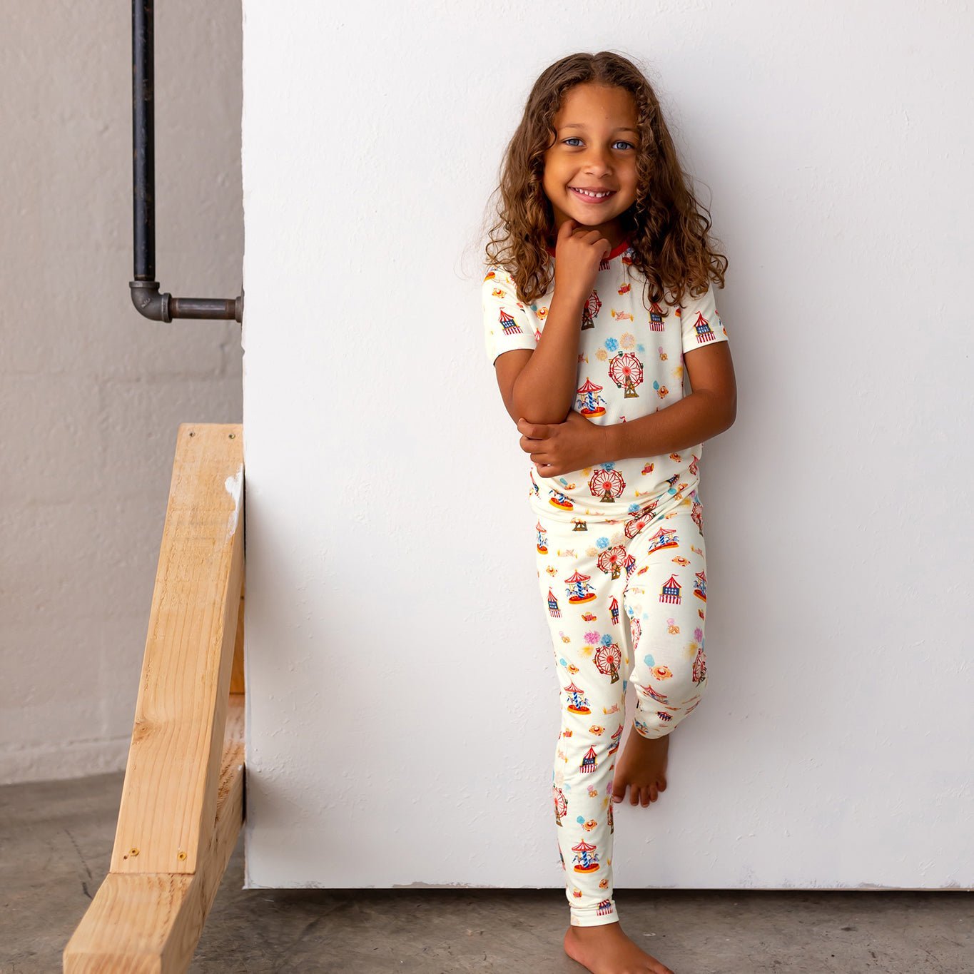 Free Birdees County Fair Short Sleeve Pajama Set (2T - 12Y) - Mack & Harvie