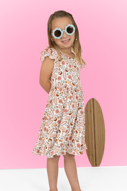 FUN IN THE SUN DREAM RUFFLE DRESS - Mack & Harvie