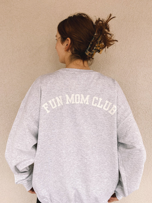 fun mom club crewneck