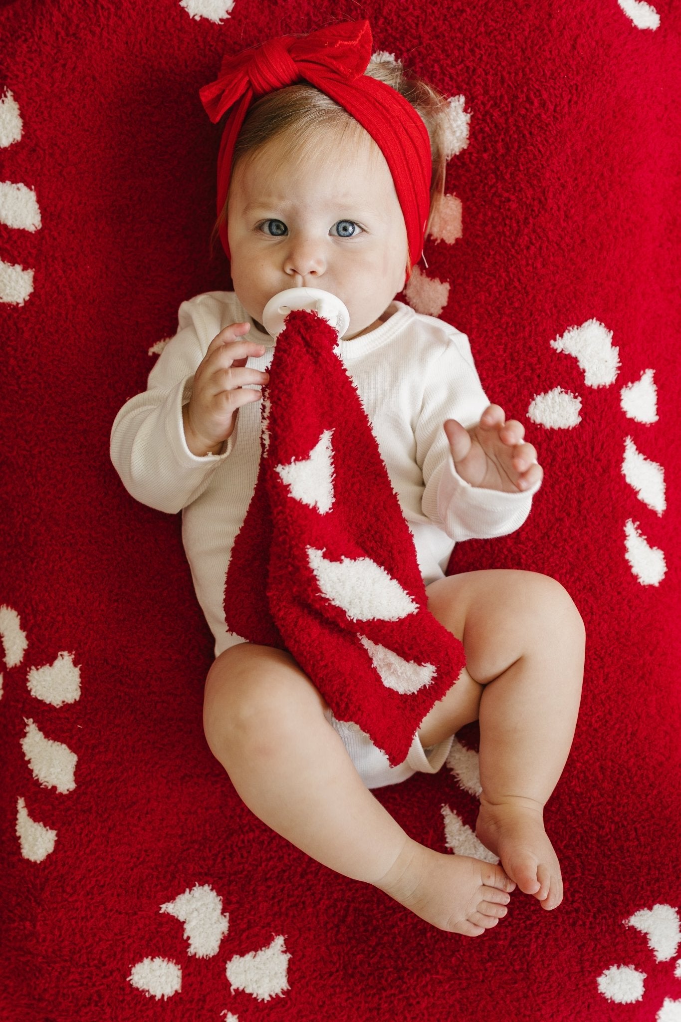 Fuzzy Blanket | Candy Cane - Mack & Harvie