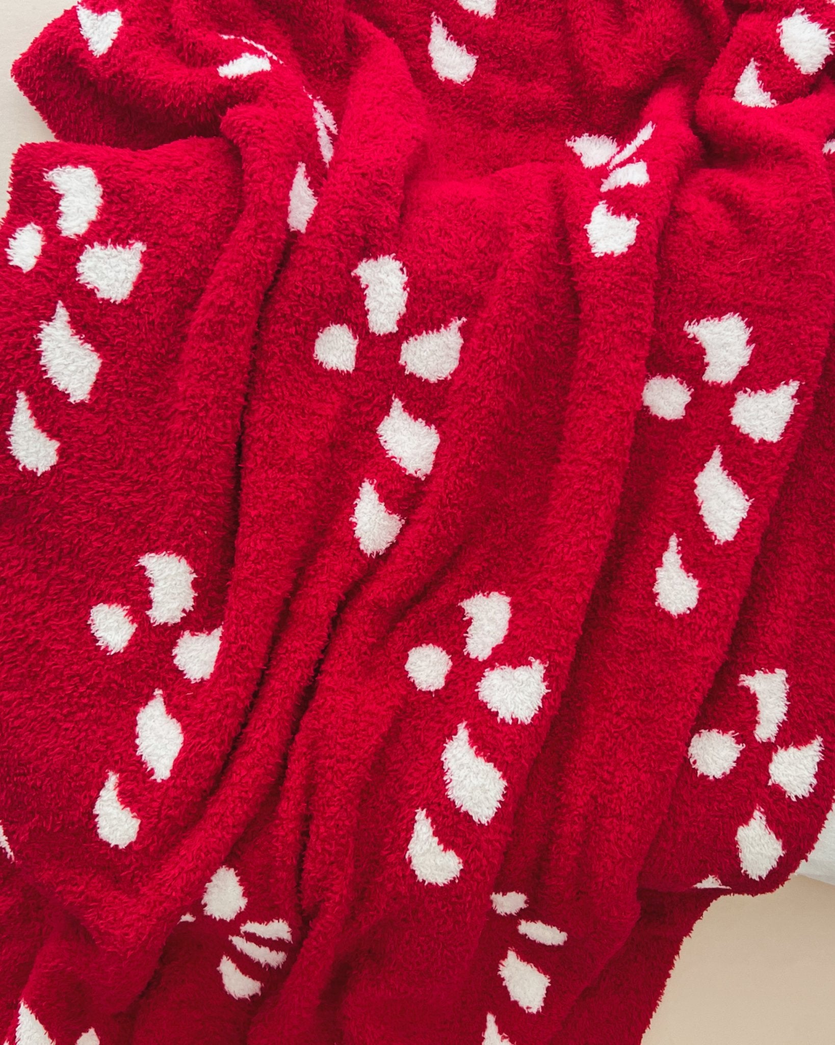 Fuzzy Blanket | Candy Cane - Mack & Harvie