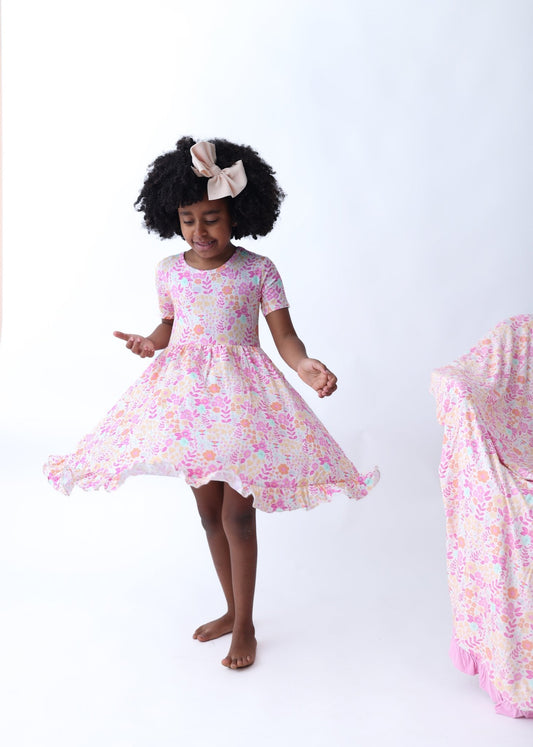 GARDEN TREASURES DREAM RUFFLE DRESS - Mack & Harvie