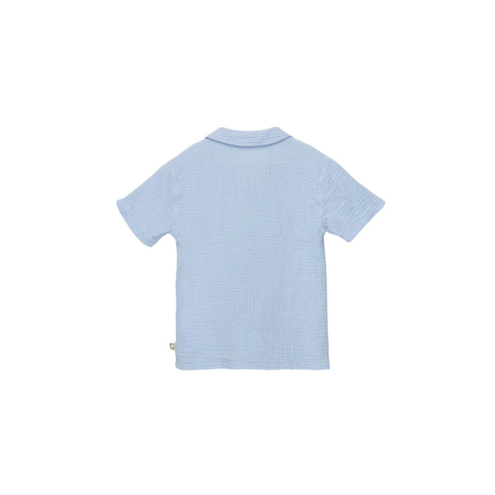 Gauze Shirt - Blue - Mack & Harvie