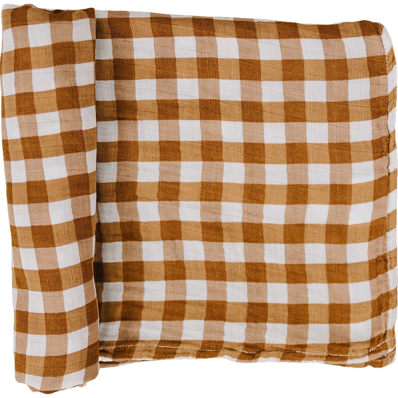 Gingham Muslin Swaddle Blanket - Mack & Harvie