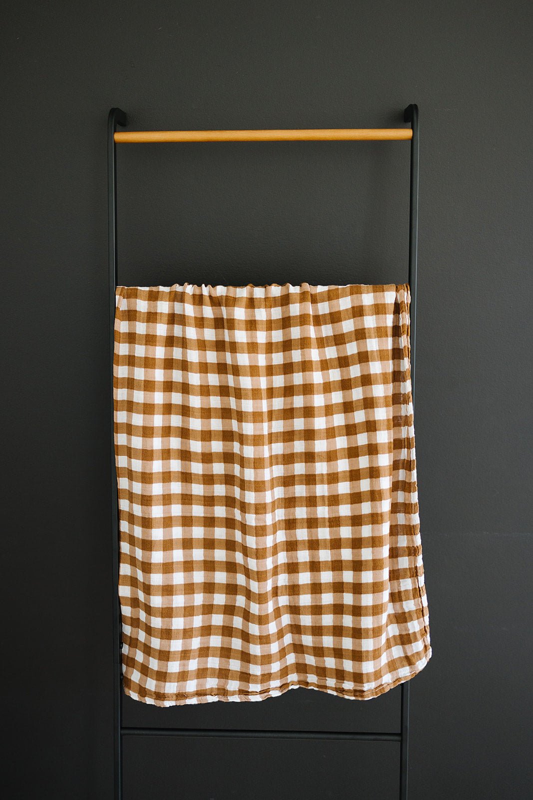 Gingham Muslin Swaddle Blanket - Mack & Harvie