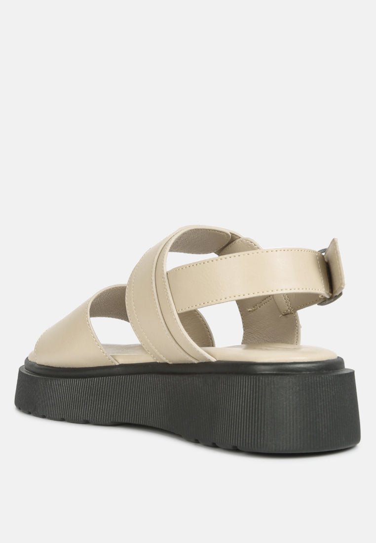 Gladen Pin Buckle Platform Sandals - Mack & Harvie