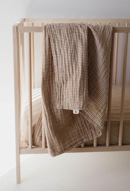 Golden Gingham | Muslin Quilt - Mack & Harvie