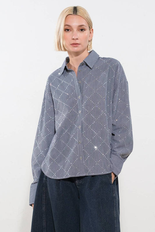 GRACEFUL APPEARANCE WOVEN TOP - Mack & Harvie