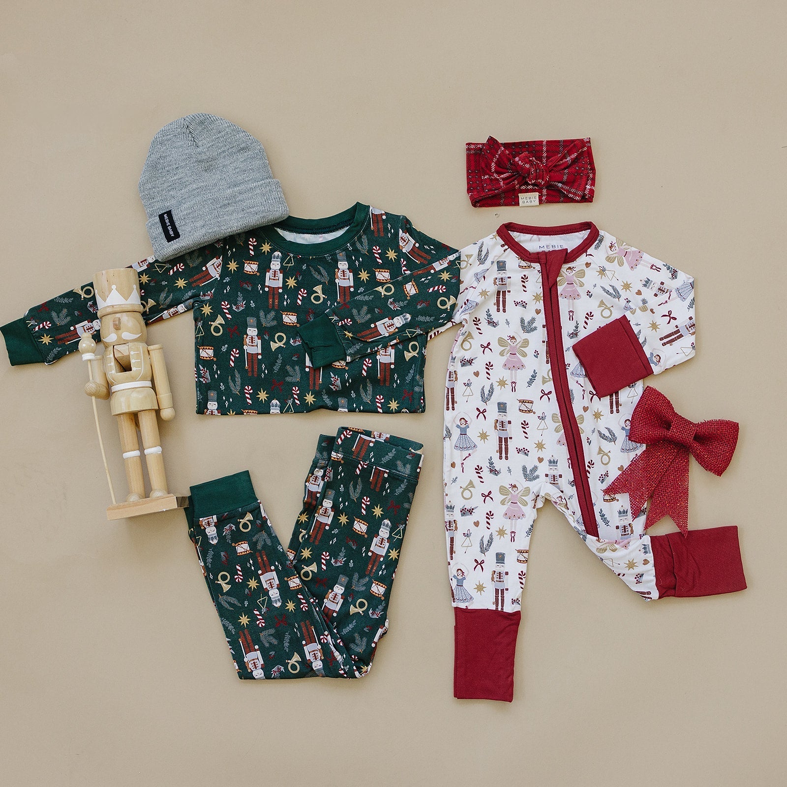 Green Nutcracker Bamboo Cozy Set - Mack & Harvie