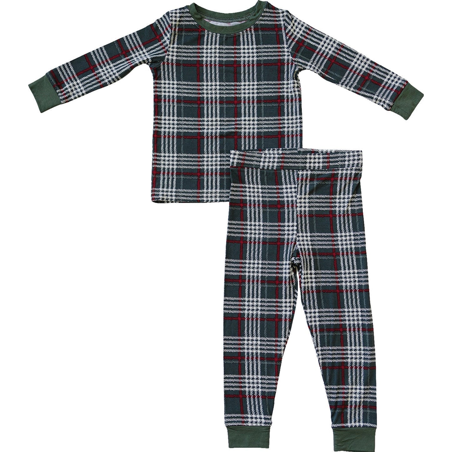 Green Plaid Bamboo Cozy Set - Mack & Harvie