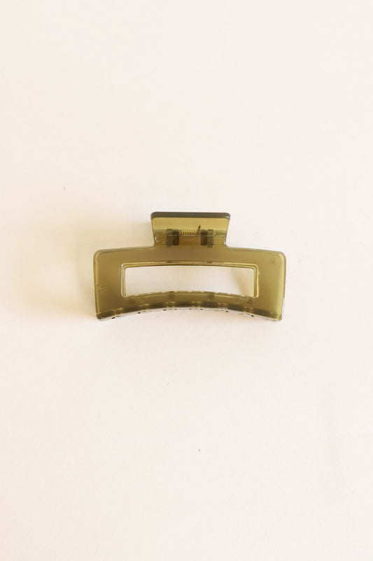 Green Rectangle Hair Clip | Medium Size - Mack & Harvie