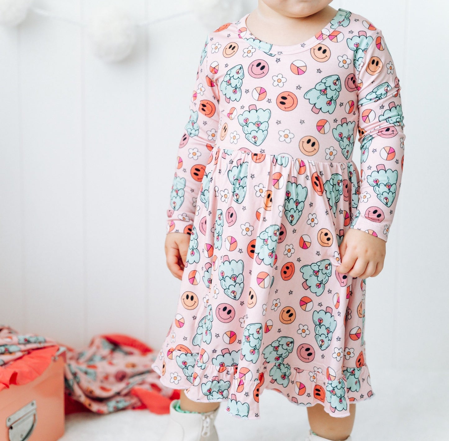 GROOVY & BRIGHT DREAM RUFFLE DRESS - Mack & Harvie