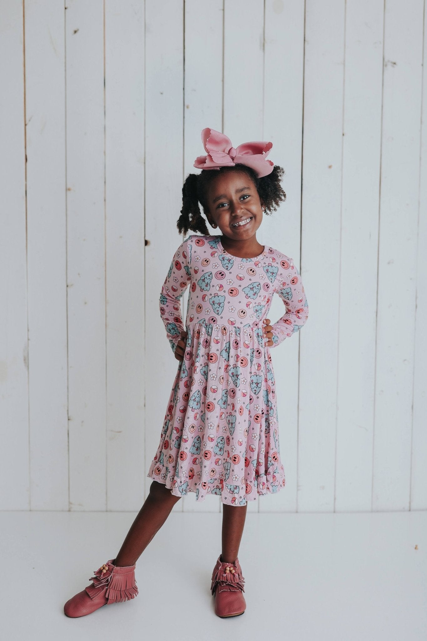 GROOVY & BRIGHT DREAM RUFFLE DRESS - Mack & Harvie