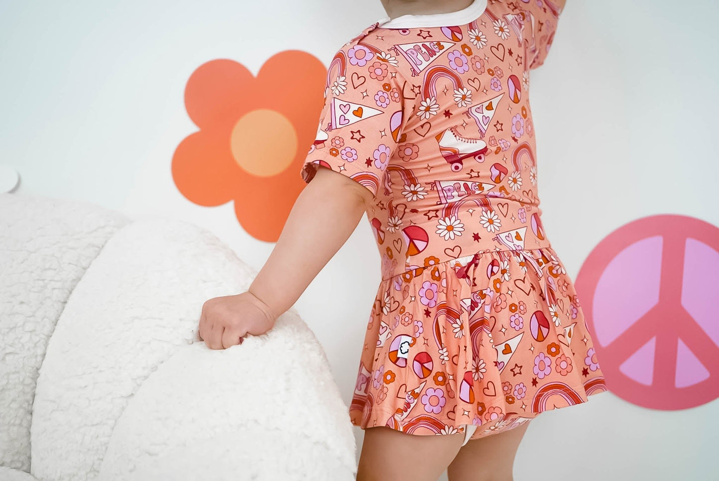 GROOVY SKATES DREAM BODYSUIT DRESS - Mack & Harvie