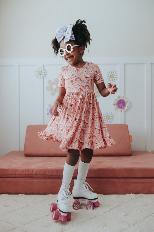 GROOVY SKATES DREAM RUFFLE DRESS - Mack & Harvie