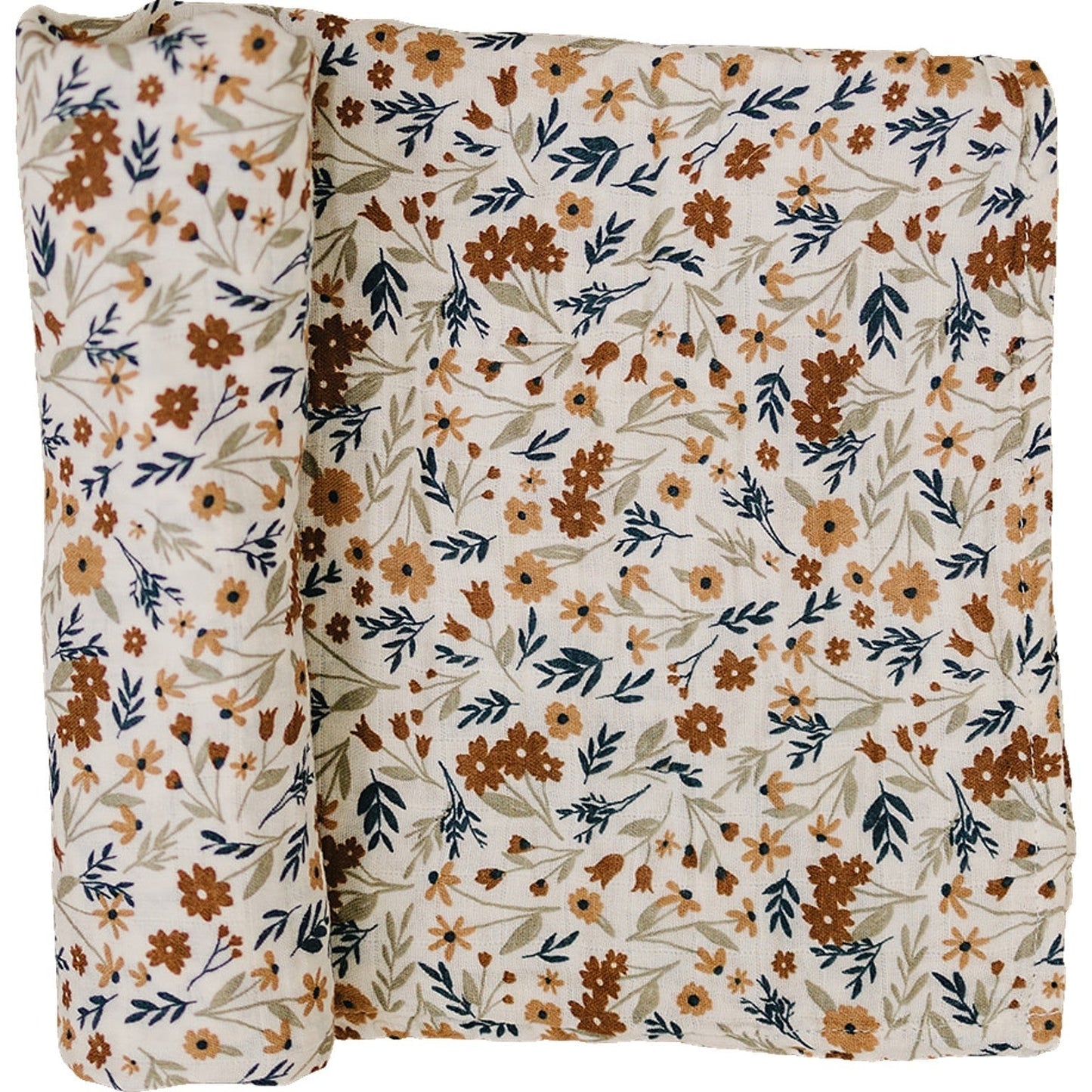 Harvest Floral Muslin Swaddle Blanket - Mack & Harvie