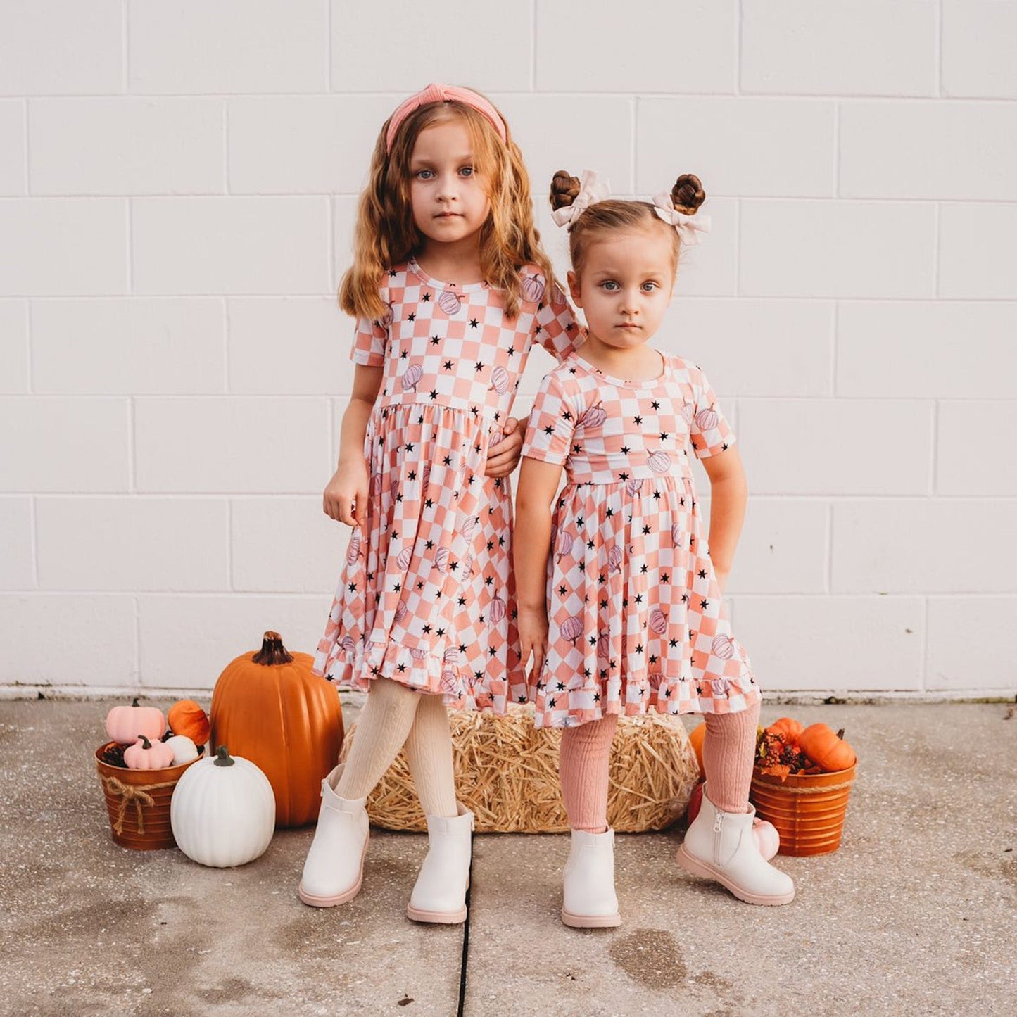 HARVEST KISSES CHECKS DREAM RUFFLE DRESS - Mack & Harvie