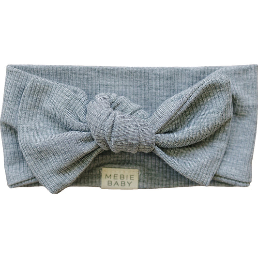 Heather Grey Ribbed Bamboo Head Wrap - Mack & Harvie