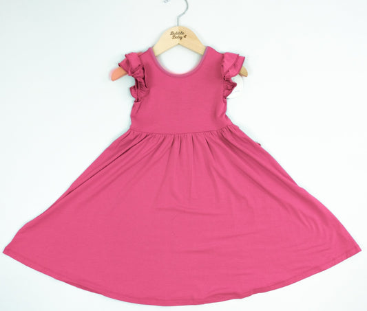 Hibiscus | Toddler Flutter Dress - Mack & Harvie