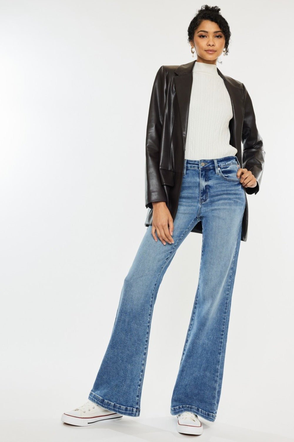 High Rise Wide Leg Jeans - Mack & Harvie